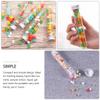 Mikikit 18-Piece PET Transparent Cylindrical Storage Tubes, Tightly Sealing Candy Sample Containers view 4
