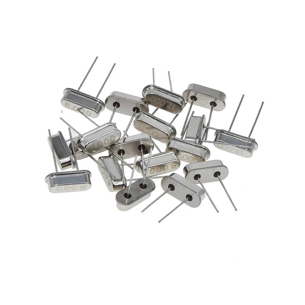 10-Piece/Lot HC-49S Quartz Crystal Resonators, 6.000 MHz, 7.3728 MHz, 7.68 MHz, 8.000 MHz, 10.000 MHz, 11.0592 MHz (7.3728 MHz)