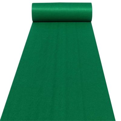 WEOKDFHA Wedding Aisle Runner, Green, 10 m x 1.5 m