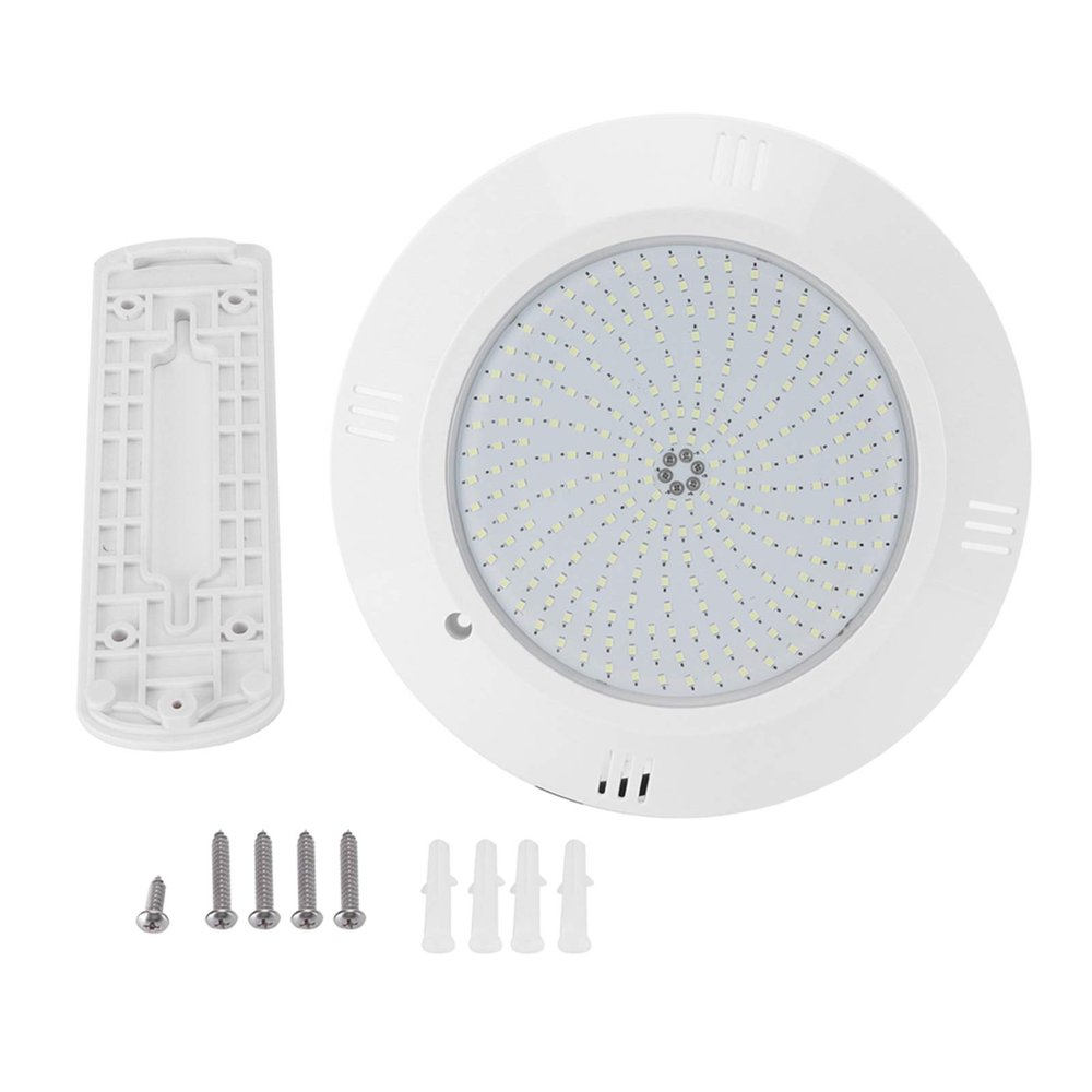 Cryfokt 252-LED Pool Light, IP68 Waterproof 18W AC 12V Underwater Lamp, High-Brightness Energy-Efficient Pool Light with Fully Enclosed Resin, SL-8002