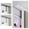 Double-Track Ceiling Curtain Rail, Cream, 380 cm view 1