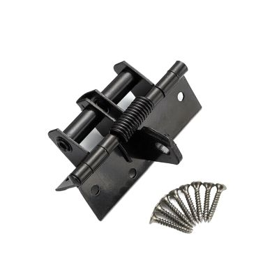 1-Pc. Multifunctional Self-Closing Door Hinge with 90° Positioning, Black