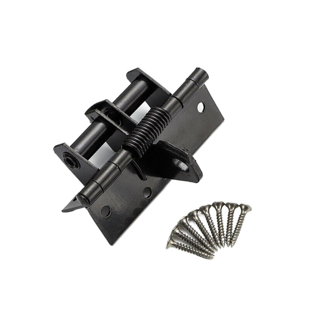 1-Pc. Multifunctional Self-Closing Door Hinge with 90° Positioning, Black
