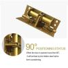 1-Pc. Multifunctional Self-Closing Door Hinge with 90° Positioning, Black view 2