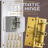 1-Pc. Multifunctional Self-Closing Door Hinge with 90° Positioning, Black view 4