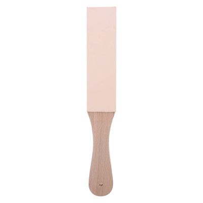 Riuulity Leather Sharpening Strop with Wooden Handle