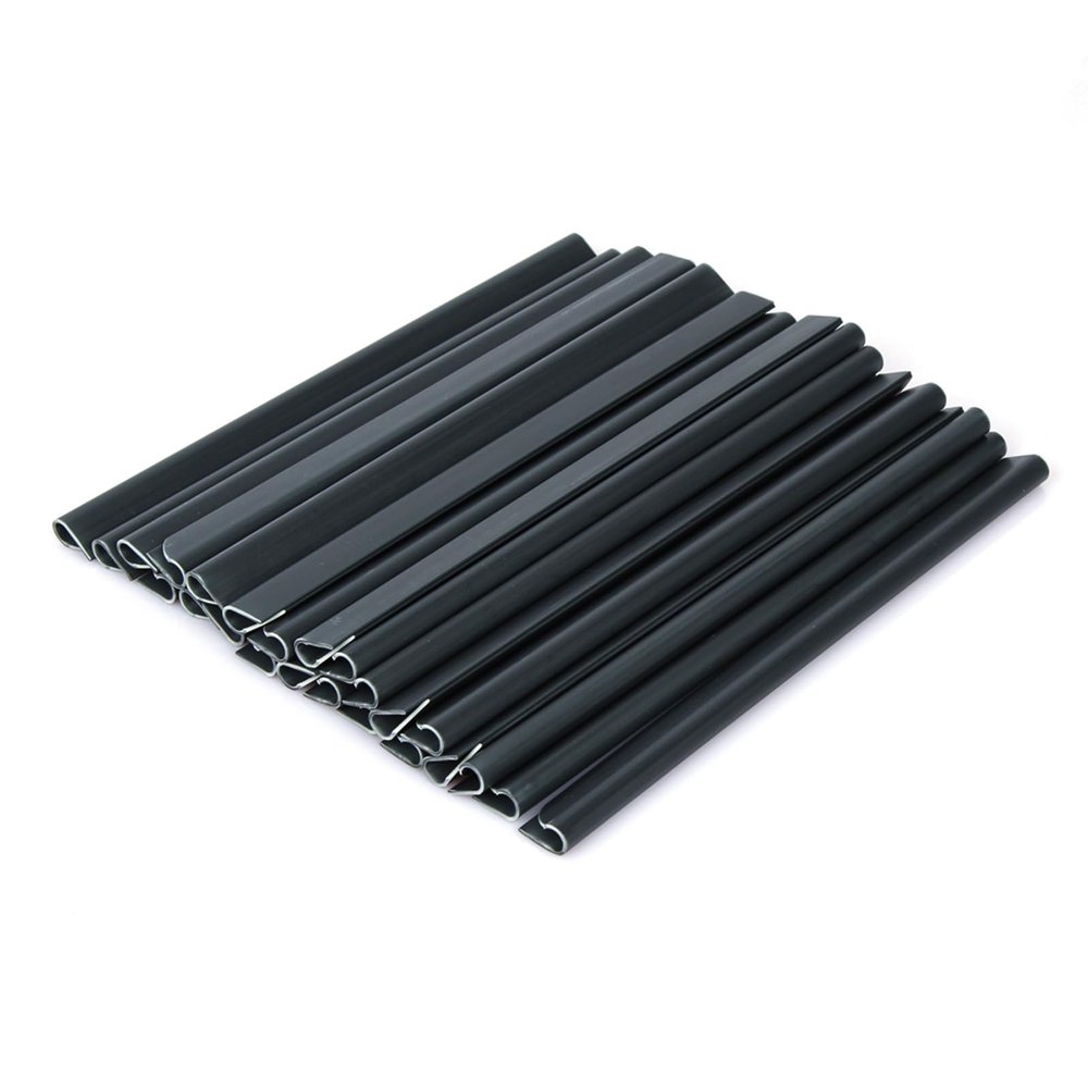 FSROOMZ 24-Piece Black Clips for Privacy Screen Strips