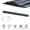 FSROOMZ 24-Piece Black Clips for Privacy Screen Strips view 2