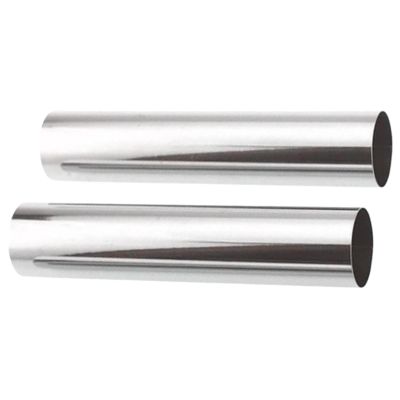 XXHNBF Brass Round Tube, 304 Stainless Steel Hollow Metal Tube, 1720 mm Outer Diameter, 12 Wall Thickness, 500 Length, 2 Pieces (18 mm × 1.5 mm)