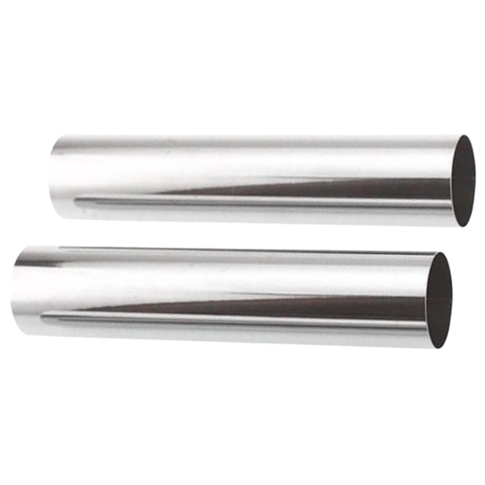 XXHNBF Brass Round Tube, 304 Stainless Steel Hollow Metal Tube, 1720 mm Outer Diameter, 12 Wall Thickness, 500 Length, 2 Pieces (18 mm × 1.5 mm)