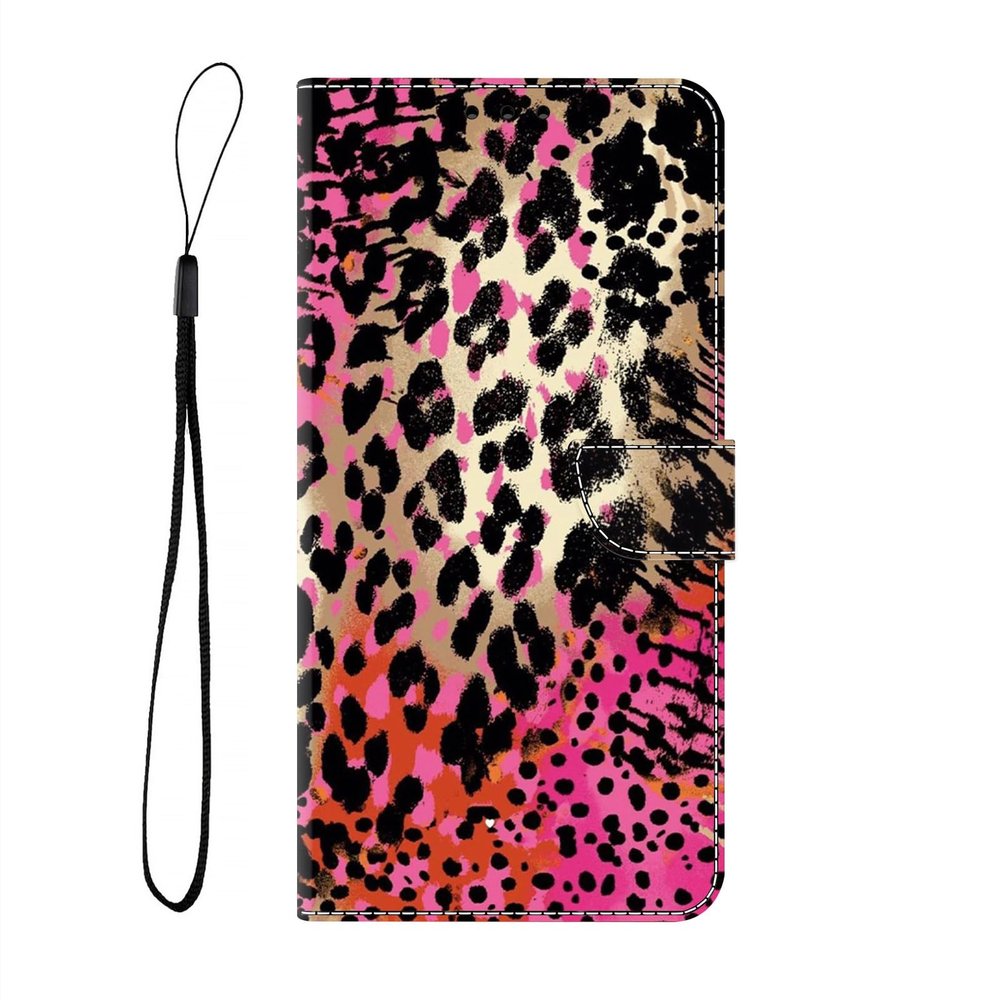 BLOTECH Wallet Case for Samsung Galaxy S21 FE, Pink Leopard