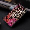 BLOTECH Wallet Case for Samsung Galaxy S21 FE, Pink Leopard view 4