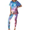 Women's Galaxy Costume Set with Leggings and T-Shirt view 2