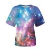 Women's Galaxy Costume Set with Leggings and T-Shirt view 3