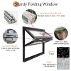 Outdoor Camping Folding Window, Weather-Resistant Sliding Window view 3
