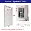 Aluminum Attic Access Door with Keys, Secure Wall/Ceiling Panel for Drywall view 2