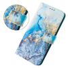 Nodigao Case for Doogee Note 56/56 Pro/56 Plus, PU Leather Wallet Case with Magnetic Kickstand and Card Slot, 360-Degree Animal Pattern, Marble A view 2