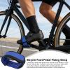 Fitness Bike Pedal Straps, Adjustable Nylon Toe Straps for Adults view 2