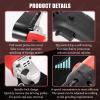 Professional Pipe Sander and Polisher, Adjustable Speed, Protective Cover, 100 Sanding Belts Included view 2
