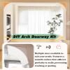 GZKDKZB High-Quality DIY Door-Arch Decorative Molding Set for Drywall, 41 × 41 × 41 cm view 3