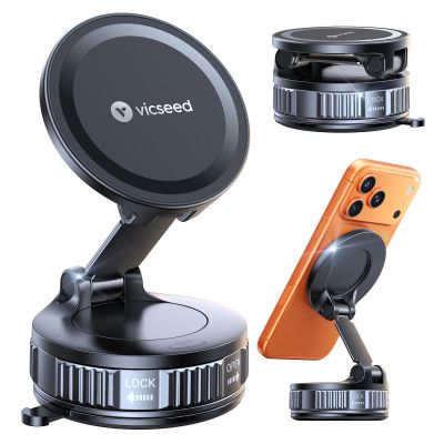 VICSEED Magnetic Car Phone Holder for MagSafe with Strong Vacuum Mount