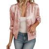 Women's Sequin Jacket, Sparkly Party Cardigan and Cropped Top view 1