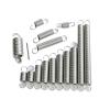 1 Pc. 2.0 mm Wire Diameter High-Temperature-Resistant 304 Stainless Steel Extension Spring, Double Hook, High-Strength Extension Spring (140 mm, 17 mm) view 4