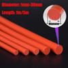 Red Solid Silicone Rubber Cord, 130 mm Diameter, High-Temperature Resistant, for Industrial Machines, DIY O-Ring Seals, 5.5 mm × 5 m view 2