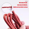 Red Solid Silicone Rubber Cord, 130 mm Diameter, High-Temperature Resistant, for Industrial Machines, DIY O-Ring Seals, 5.5 mm × 5 m view 4