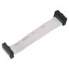 sourcing map 16-Pin IDC Ribbon Cable, FC Female-to-Female, 2.54 mm Pitch, 10 cm view 1