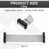 sourcing map 16-Pin IDC Ribbon Cable, FC Female-to-Female, 2.54 mm Pitch, 10 cm view 2