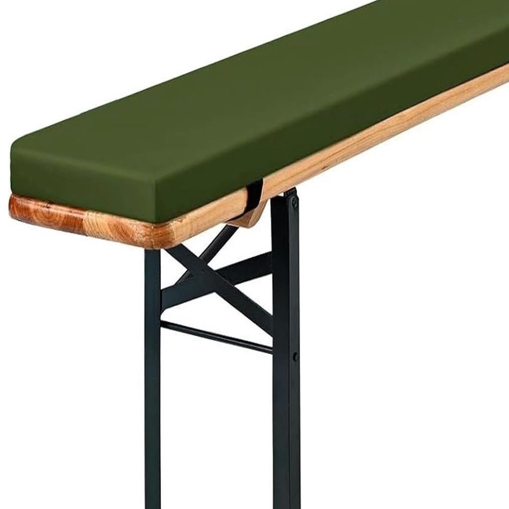 AIOLOVEMSR Beer Table Set Bench Cushion with Backrest, 160 x 40 x 3 cm