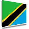 TRIOSK Tanzania Flag Refrigerator Magnet, 3.35 x 2.17 in view 1
