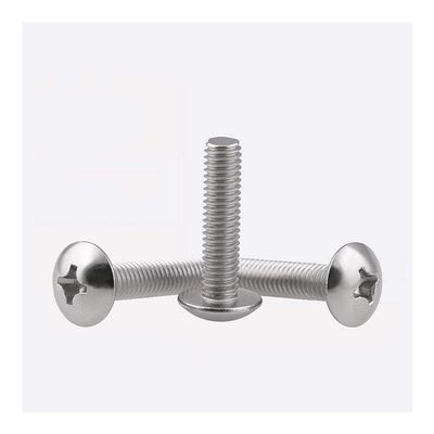 20-Piece M3 × 4 mm 304 Stainless Steel Truss-Head Phillips Machine Screws HW236