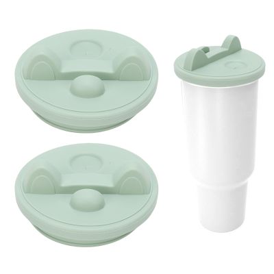 Jectse 40-Ounce Tumbler Lids, Replacement Silicone Covers, Leakproof and Dustproof, Washable and Reusable, Phone Stand Function