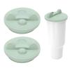 Jectse 40-Ounce Tumbler Lids, Replacement Silicone Covers, Leakproof and Dustproof, Washable and Reusable, Phone Stand Function view 1