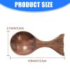2-Piece Fish-Shaped Wooden Serving Spoon Set view 3