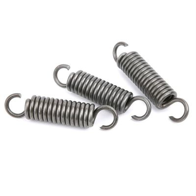XLANDALYUEFA Extension Spring, Double Hooks, Steel Wire, 0.8 mm Diameter, 6 mm Outer Diameter, 100–200 mm Length, 3 Pieces (0.8 x 6 x 170 mm)