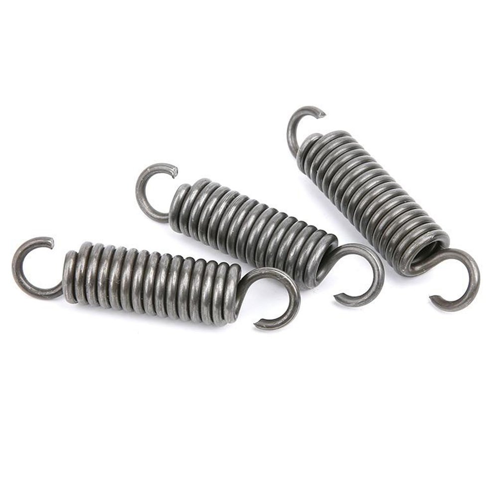 XLANDALYUEFA Extension Spring, Double Hooks, Steel Wire, 0.8 mm Diameter, 6 mm Outer Diameter, 100–200 mm Length, 3 Pieces (0.8 x 6 x 170 mm)