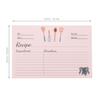 FOMIYES 50 Blank Recipe Cards, Durable Paper, DIN A6 view 2