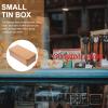 FOMIYES Rectangular Tin Tea Canisters with Removable Lids, 2-Piece Gift Box view 3