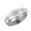 10-Pack 70 mL Aluminum Sample Weighing Dishes, Flat Bottom, Silver view 2