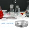 10-Pack 70 mL Aluminum Sample Weighing Dishes, Flat Bottom, Silver view 4