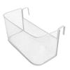 Supvox Hanging Basket for Nightstand, Iron, White, Space-Saving view 1
