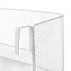 Supvox Hanging Basket for Nightstand, Iron, White, Space-Saving view 3