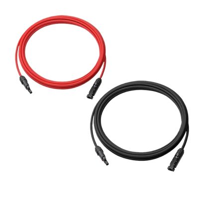 Solar Panel Extension Cable with Waterproof Plugs and Sockets, 16/14/12/10 AWG, 6 m