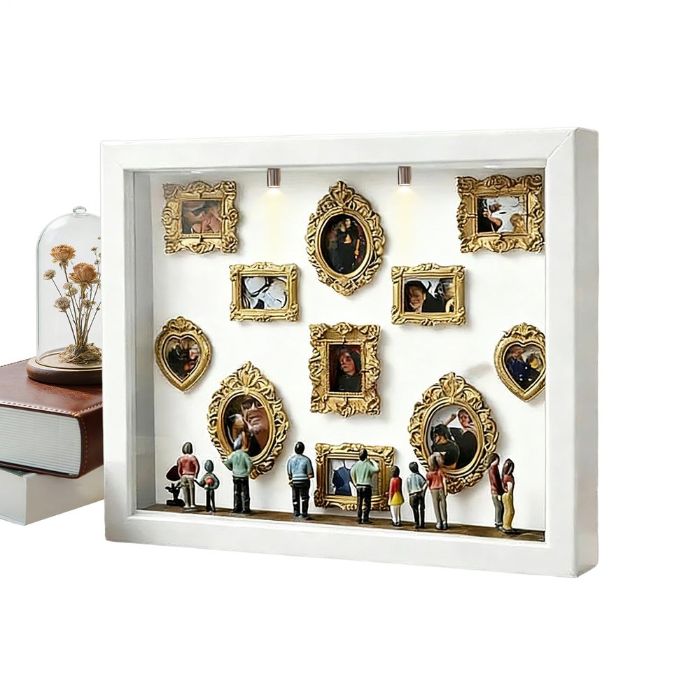 DIY Museum Silhouette Frame Keepsake