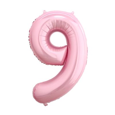 YuBeiKoo 40-Inch Number Balloon (Pink 9)