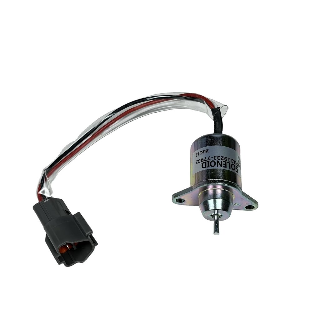 Throttle Valve Solenoid Fuel Shutoff Solenoid 119233-77932 for 3TNV88 3TNE84 4TNE88 4TNE84 Engines
