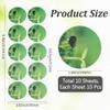 GORGECRAFT 100 Green Round Self-Adhesive Seedling Pot Labels view 2